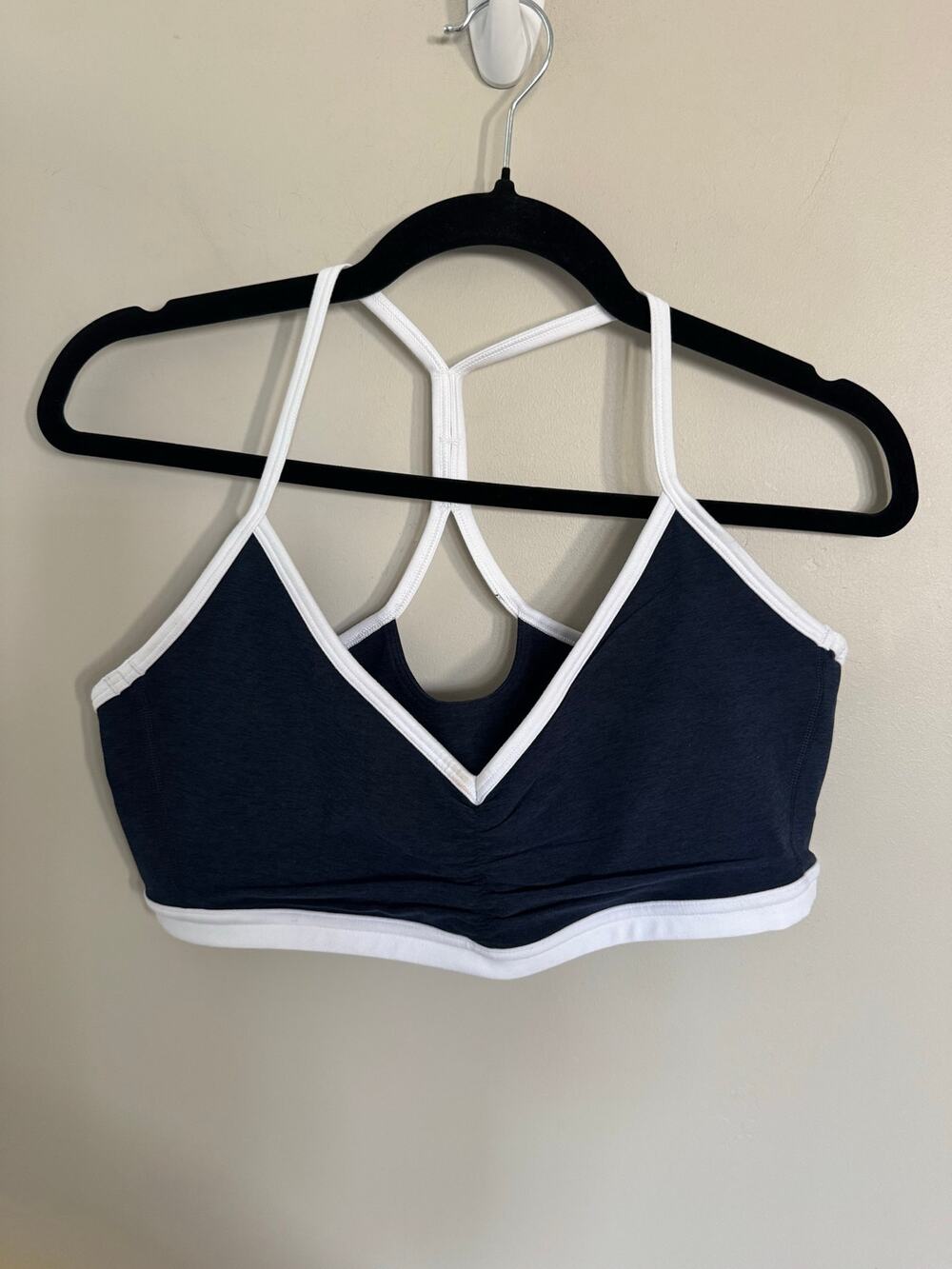 NWOT Beyond Yoga Spacedye™ Outline Space Dye Sports Bra in Nocturnal Navy XL